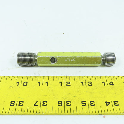 Atlas M18 x 1.5-6H Thread Plug Gage GO 17.102 NOGO 17.292