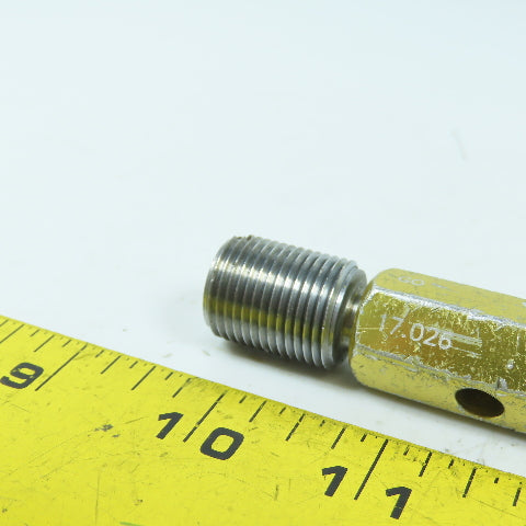 Vermont Gage M18 x 1.5-6H Thread Plug Gage GO 17.026 NO GO 17.216