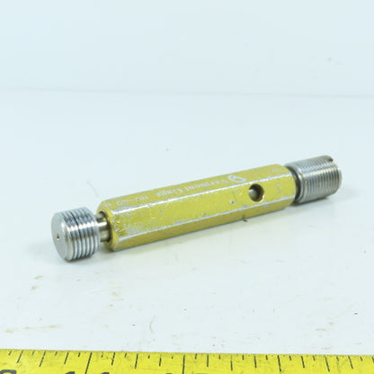 Vermont Gage M18 x 1.5-6H Thread Plug Gage GO 17.026 NO GO 17.216