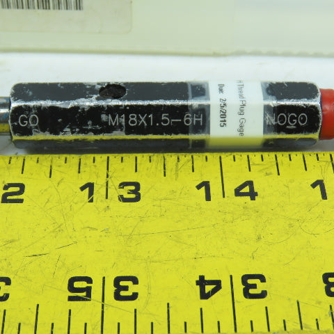 SPI M18 x 1.5-6H Thread Plug Gage GO, NOGO