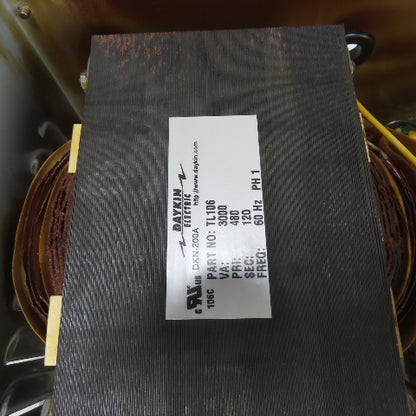 Daykin LTFS-15 Disconnect Transformer Pri 480V Sec 120V 25A Total VA 3000 1PH