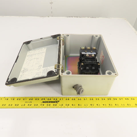Allen Bradley 500L-B0D93 500L-BSD93 NEMA Lighting Contactor 30A 600V W/Enclosure