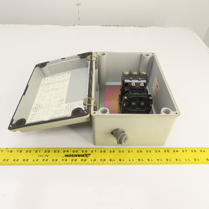 Allen Bradley 500L-B0D93 500L-BSD93 NEMA Lighting Contactor 30A 600V W/Enclosure