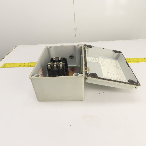 Allen Bradley 500L-B0D93 500L-BSD93 NEMA Lighting Contactor 30A 600V W/Enclosure