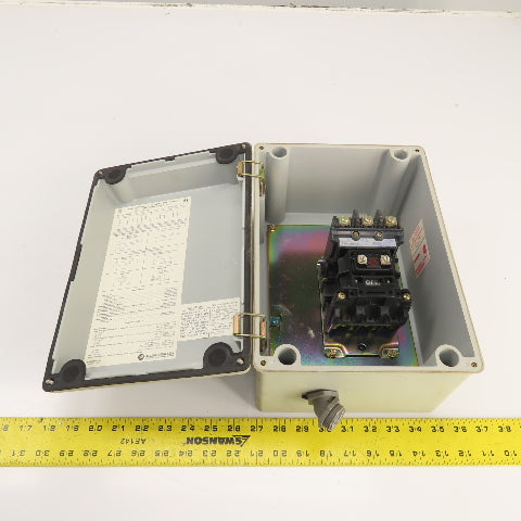 Allen Bradley 500L-B0D93 500L-BSD93 NEMA Lighting Contactor 30A 600V W/Enclosure