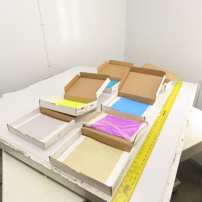 Tyvek T3-30, T3-11, T3-12 3/4" Wristbands Huge Lot Misc Colors 6 Boxes 2000 Plus