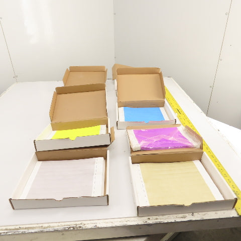 Tyvek T3-30, T3-11, T3-12 3/4" Wristbands Huge Lot Misc Colors 6 Boxes 2000 Plus