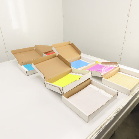 Tyvek T3-30, T3-11, T3-12 3/4" Wristbands Huge Lot Misc Colors 6 Boxes 2000 Plus