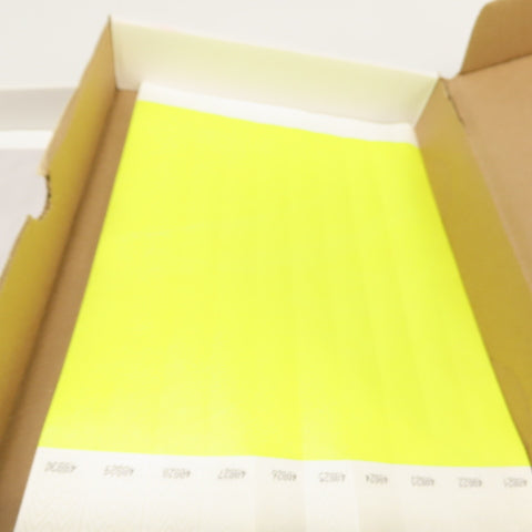 Tyvek T3-30, T3-11, T3-12 3/4" Wristbands Huge Lot Misc Colors 6 Boxes 2000 Plus