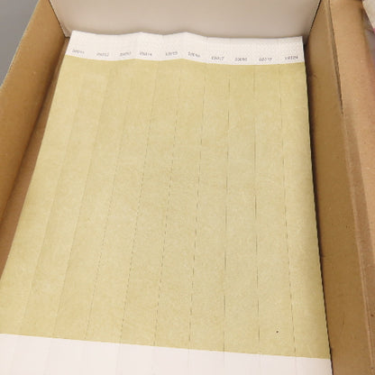 Tyvek T3-30, T3-11, T3-12 3/4" Wristbands Huge Lot Misc Colors 6 Boxes 2000 Plus