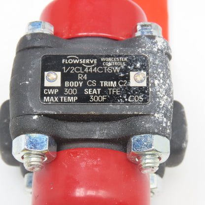 Flowserve 1/2 CL444CTSW 1/2" Socket Weld Ball Valve 300PSI