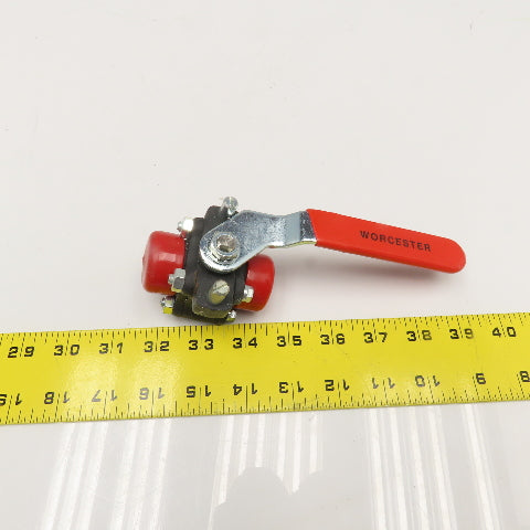 Worcester 1/4 CL4447TSE 1/4" NPT Ball Valve 300PSI 300°F