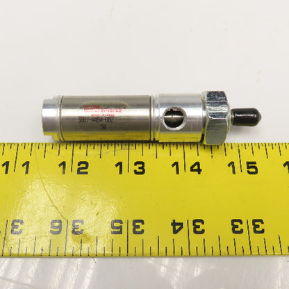 ARO S007-N4B4-002 1/2" Bore 1/4" Stroke Stainless Steel Air Cylinder