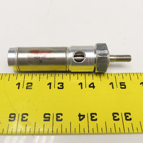 ARO S007-N4B4-002 1/2" Bore 1/4" Stroke Stainless Steel Air Cylinder