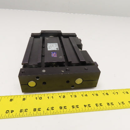 Parker XLR12-01AP-EV-B 1" Stroke Linear Slide Plate W/ Bumpers 1/8"NPT
