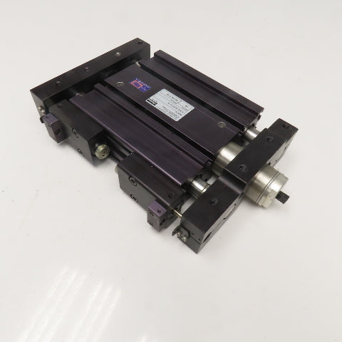 Parker XLR12-01AP-EV-B 1" Stroke Linear Slide Plate W/ Bumpers 1/8"NPT