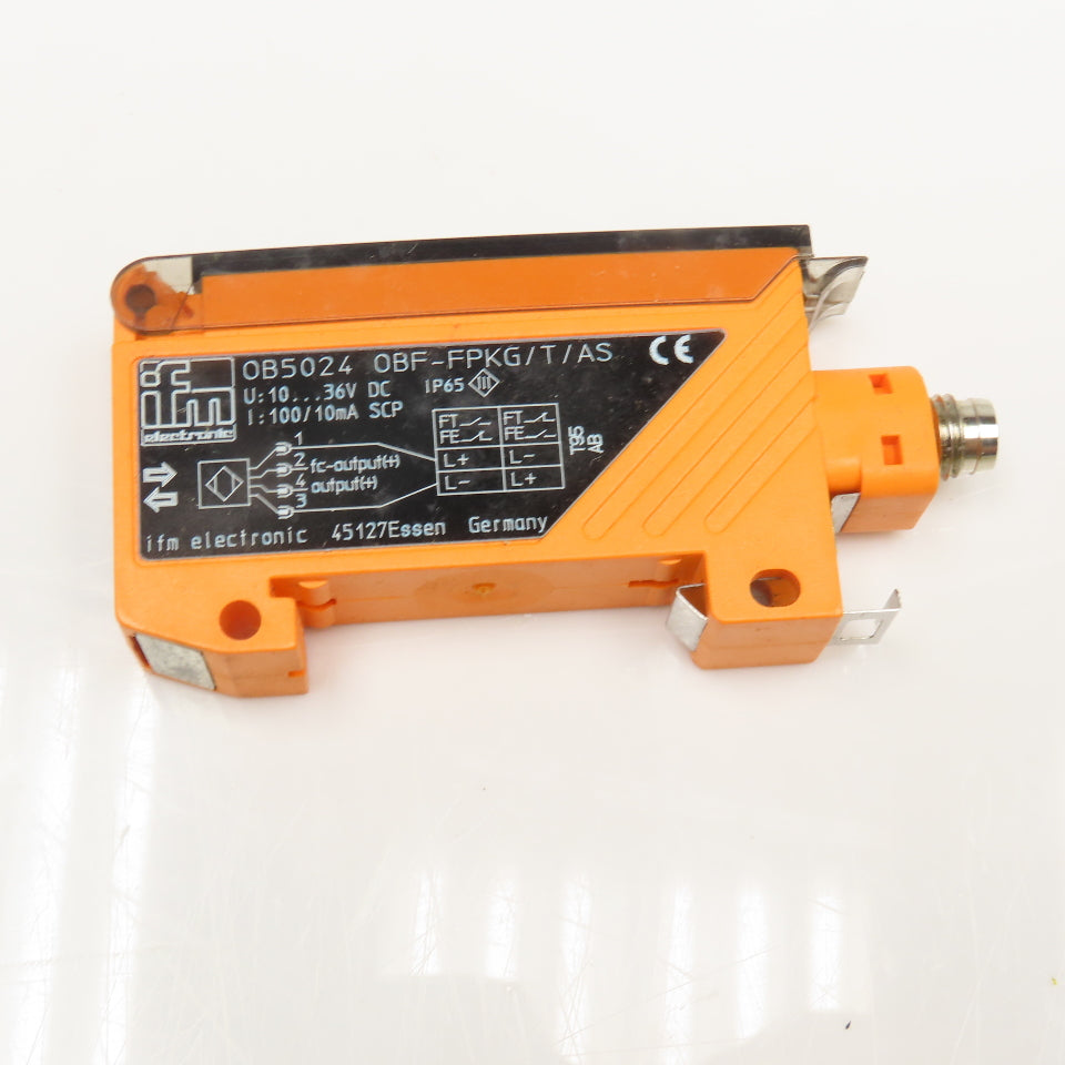 IFM OB5024 OBF-FPKG/T/AS Efector Fiber Optic Amplifier 10-36VDC