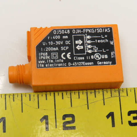 IFM 0J5048 Efector Photoelectric Sensor 10-30VDC NIB