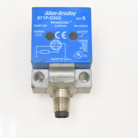 Allen Bradley 871P-DX05 VersaCube 10-60V Inductive Sensor