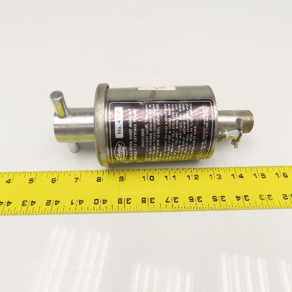 Filtrine No. 5TM 3/4" NPT Stainless Steel Inline Drinking Water Filter Housing