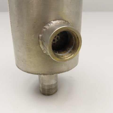 Filtrine No. 5TM 3/4" NPT Stainless Steel Inline Drinking Water Filter Housing