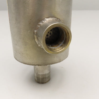 Filtrine No. 5TM 3/4" NPT Stainless Steel Inline Drinking Water Filter Housing