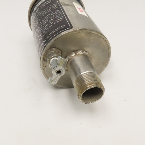Filtrine No. 5TM 3/4" NPT Stainless Steel Inline Drinking Water Filter Housing