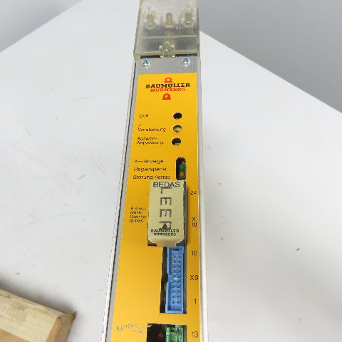 Baumuller BUS21-15/30-30-001 Servo Power Converter 300VDC In 0-200VAC 15A Out