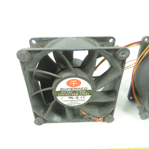 Superred CHD9212EB-AH Cooling Fan 24VDC 1.30A Lot Of 2
