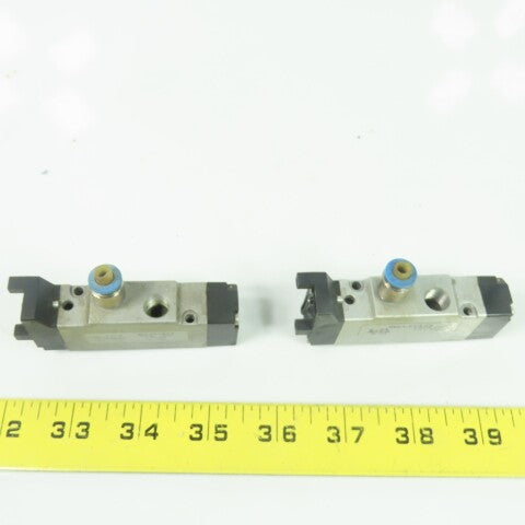 Festo MEH-5/2-1/8-P-B 2 Position Pneumatic Valve 1/8" NPT Lot Of 2