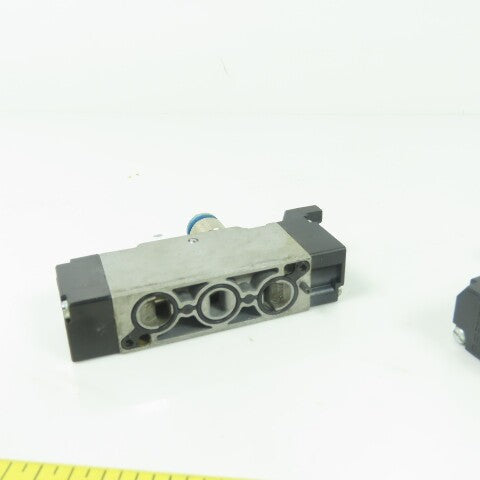 Festo MEH-5/2-1/8-P-B 2 Position Pneumatic Valve 1/8" NPT Lot Of 2