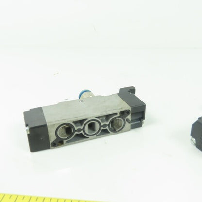 Festo MEH-5/2-1/8-P-B 2 Position Pneumatic Valve 1/8" NPT Lot Of 2