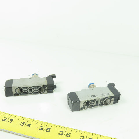 Festo MEH-5/2-1/8-P-B 2 Position Pneumatic Valve 1/8" NPT Lot Of 2