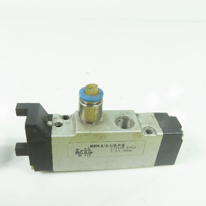 Festo MEH-5/2-1/8-P-B 2 Position Pneumatic Valve 1/8" NPT Lot Of 2