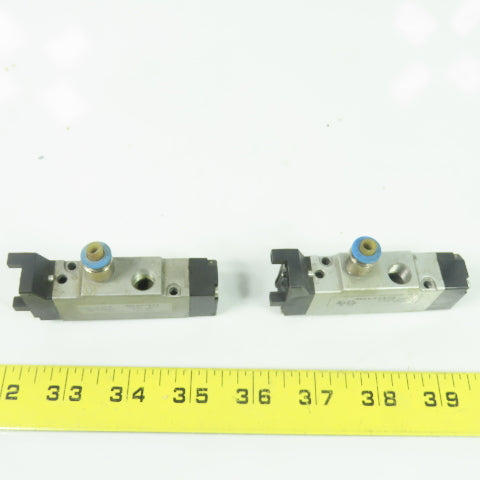 Festo MEH-5/2-1/8-P-B 2 Position Pneumatic Valve 1/8" NPT Lot Of 2