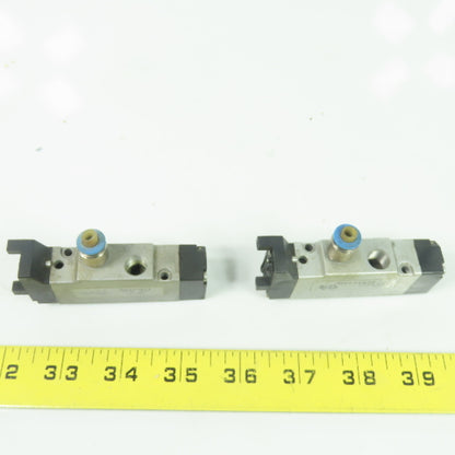 Festo MEH-5/2-1/8-P-B 2 Position Pneumatic Valve 1/8" NPT Lot Of 2