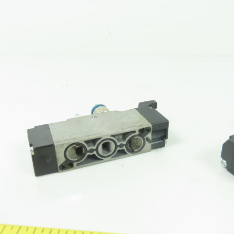 Festo MEH-5/2-1/8-P-B 2 Position Pneumatic Valve 1/8" NPT Lot Of 2
