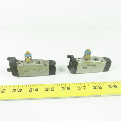 Festo MEH-5/2-1/8-P-B 2 Position Pneumatic Valve 1/8" NPT Lot Of 2