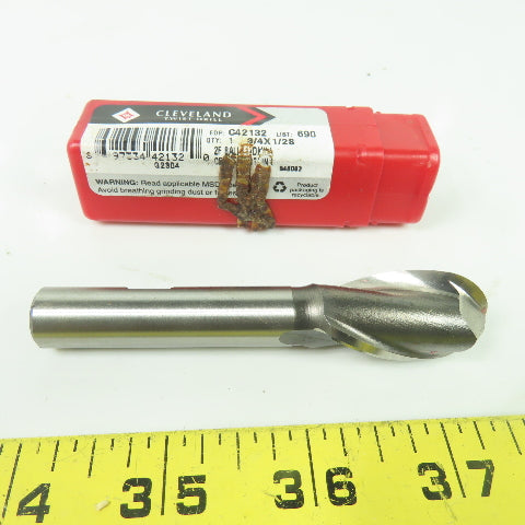 Cleveland Twist C42132 3/4" 2-Flute End Mill 1/2" Loc 3.6" OAL