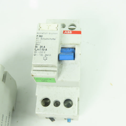 ABB F362 Circuit Breaker 25A 100-264V Lot Of 3