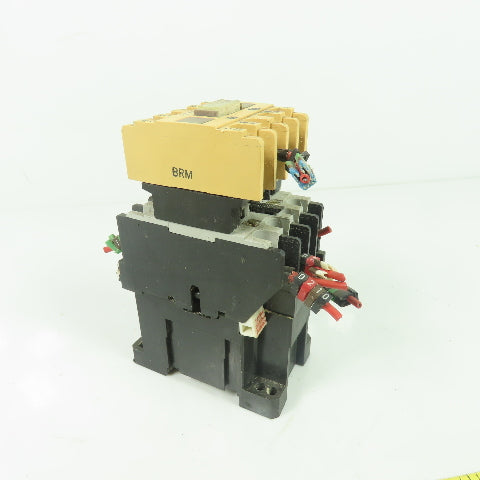 Allen Bradley 100-A09ND3 Ser B Contactor 600VAC 22A 120V Coil W/ 195-FA22 Relay