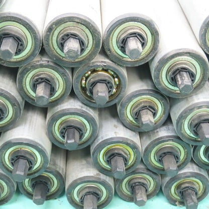 Dematic HQ S3453 1 1.900" OD 22"BF 23-3/8" OAL Gravity Conveyor Roller Lot Of 41
