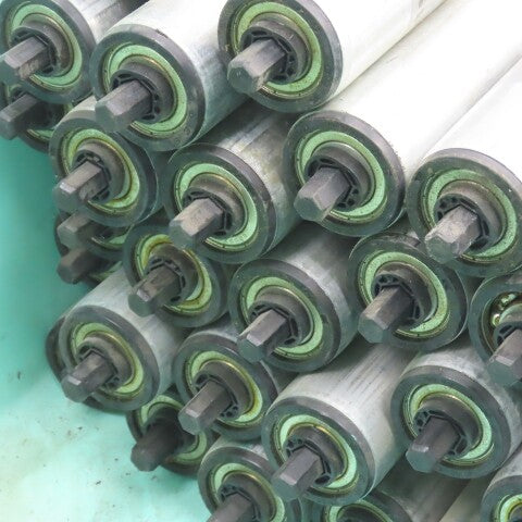 Dematic HQ S3453 1 1.900" OD 22"BF 23-3/8" OAL Gravity Conveyor Roller Lot Of 41