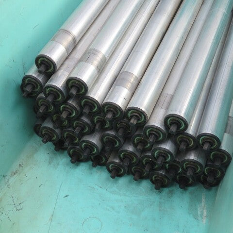 Dematic HQ S3453 1 1.900" OD 22"BF 23-3/8" OAL Gravity Conveyor Roller Lot Of 41