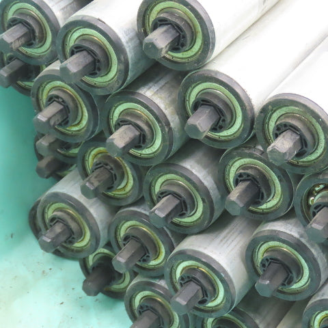 Dematic HQ S3453 1 1.900" OD 22"BF 23-3/8" OAL Gravity Conveyor Roller Lot Of 41