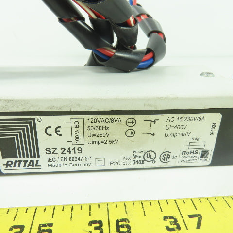 Rittal SZ 2419 Safety Interlock Switch 120/230VAC