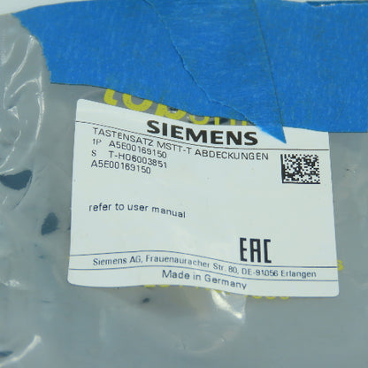 Siemens A5E00169150 Keyset MSTT-T Covers (Open Package)