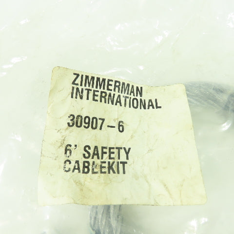 Zimmerman International 30907-6 6' Safety Cable Kit