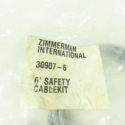 Zimmerman International 30907-6 6' Safety Cable Kit