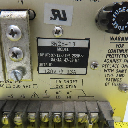 Todd SW28-13 Power Supply 97-133 195-265V +28V Output